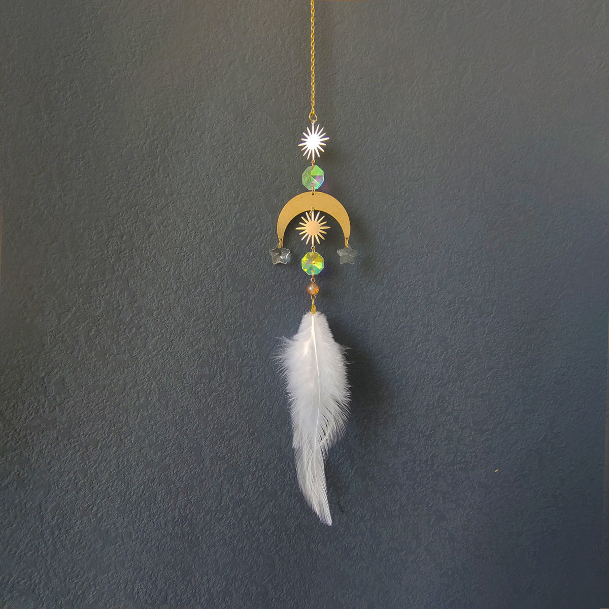 Wholesale Copper Sun Catcher Crystal Car Pendant